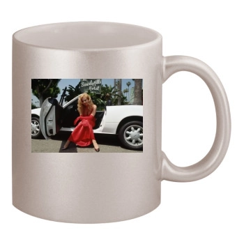 Traci Lords 11oz Metallic Silver Mug