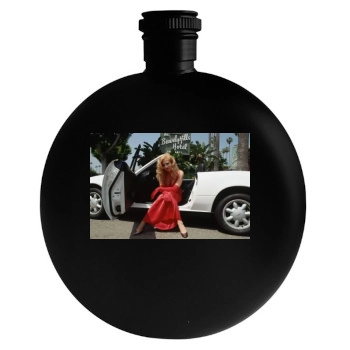 Traci Lords Round Flask