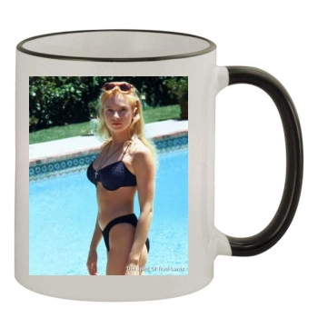 Traci Lords 11oz Colored Rim & Handle Mug