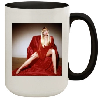 Traci Lords 15oz Colored Inner & Handle Mug