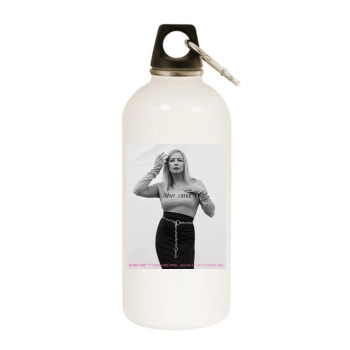 Traci Lords White Water Bottle With Carabiner