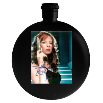 Traci Lords Round Flask