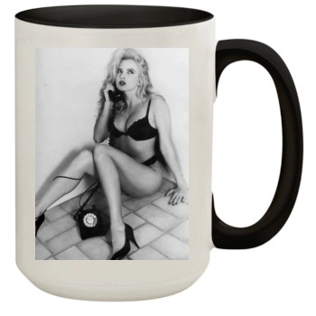 Traci Lords 15oz Colored Inner & Handle Mug