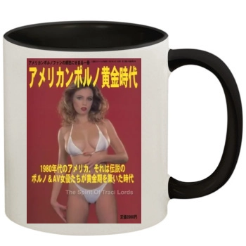 Traci Lords 11oz Colored Inner & Handle Mug