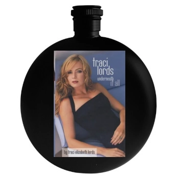 Traci Lords Round Flask