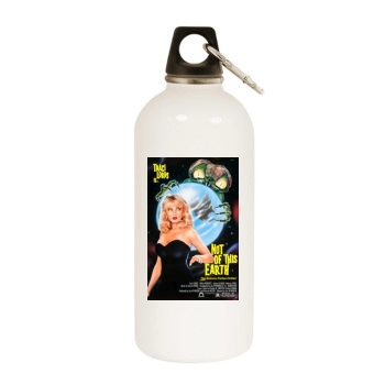 Traci Lords White Water Bottle With Carabiner