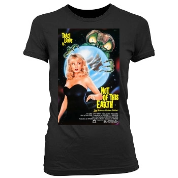 Traci Lords Women's Junior Cut Crewneck T-Shirt