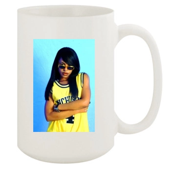 Aaliyah 15oz White Mug