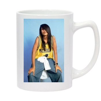 Aaliyah 14oz White Statesman Mug