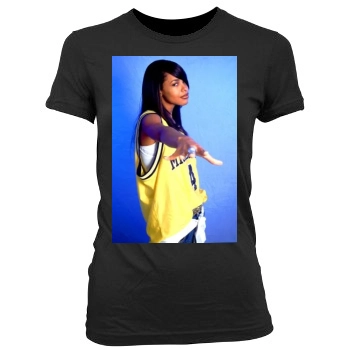 Aaliyah Women's Junior Cut Crewneck T-Shirt