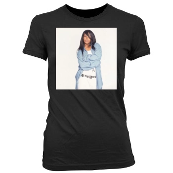 Aaliyah Women's Junior Cut Crewneck T-Shirt