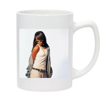 Aaliyah 14oz White Statesman Mug