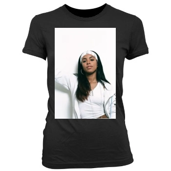 Aaliyah Women's Junior Cut Crewneck T-Shirt