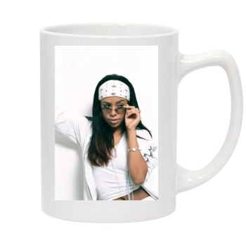 Aaliyah 14oz White Statesman Mug