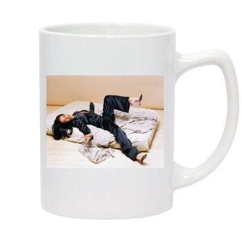 Aaliyah 14oz White Statesman Mug