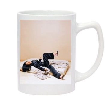 Aaliyah 14oz White Statesman Mug