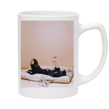 Aaliyah 14oz White Statesman Mug