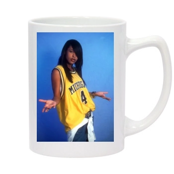 Aaliyah 14oz White Statesman Mug