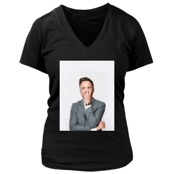 Aaron Paul Women's Deep V-Neck TShirt