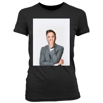 Aaron Paul Women's Junior Cut Crewneck T-Shirt