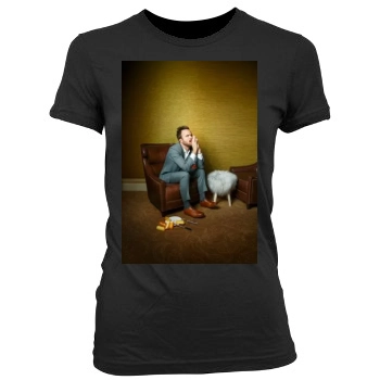 Aaron Paul Women's Junior Cut Crewneck T-Shirt