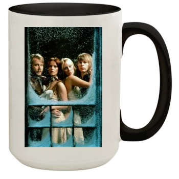 ABBA 15oz Colored Inner & Handle Mug