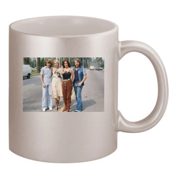 ABBA 11oz Metallic Silver Mug