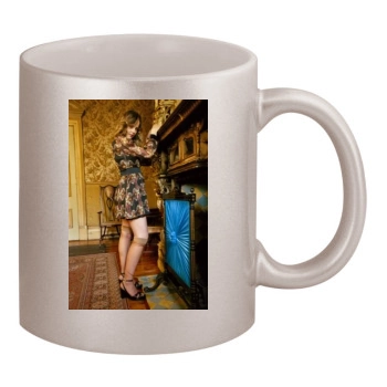 Abbie Cornish 11oz Metallic Silver Mug