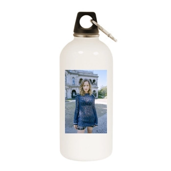 Abbie Cornish White Water Bottle With Carabiner