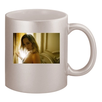 Abbie Cornish 11oz Metallic Silver Mug