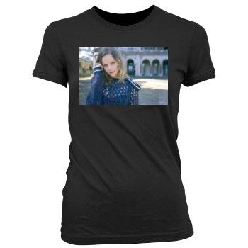 Abbie Cornish Women's Junior Cut Crewneck T-Shirt