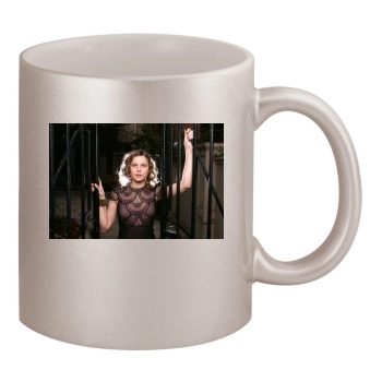 Abbie Cornish 11oz Metallic Silver Mug