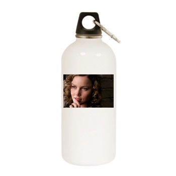 Abbie Cornish White Water Bottle With Carabiner