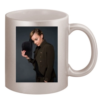 Abbie Cornish 11oz Metallic Silver Mug