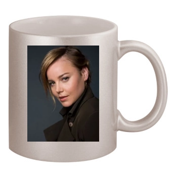 Abbie Cornish 11oz Metallic Silver Mug