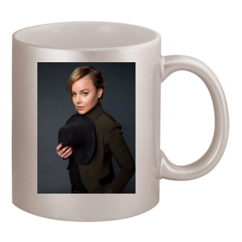 Abbie Cornish 11oz Metallic Silver Mug