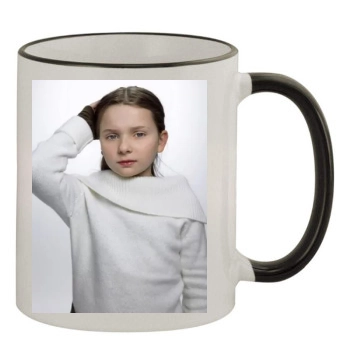 Abigail Breslin 11oz Colored Rim & Handle Mug