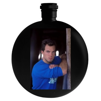 Adam Baldwin Round Flask