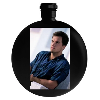 Adam Baldwin Round Flask