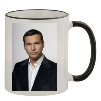 Adam Beach 11oz Colored Rim & Handle Mug