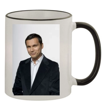 Adam Beach 11oz Colored Rim & Handle Mug