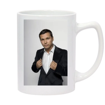 Adam Beach 14oz White Statesman Mug