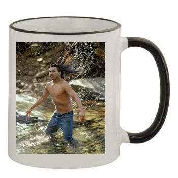 Adam Beach 11oz Colored Rim & Handle Mug