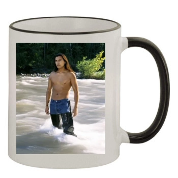 Adam Beach 11oz Colored Rim & Handle Mug