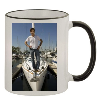 Adrian Pasdar 11oz Colored Rim & Handle Mug