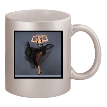 Adriana Karembeu 11oz Metallic Silver Mug