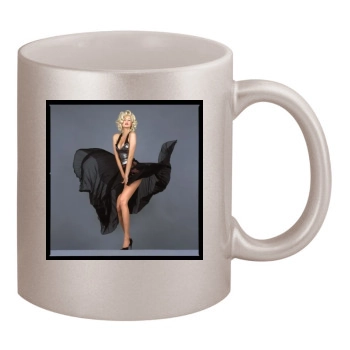 Adriana Karembeu 11oz Metallic Silver Mug