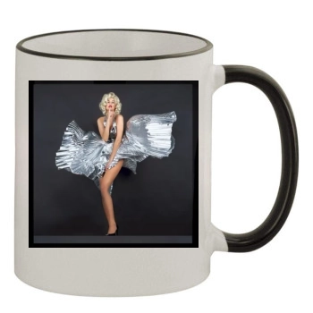 Adriana Karembeu 11oz Colored Rim & Handle Mug