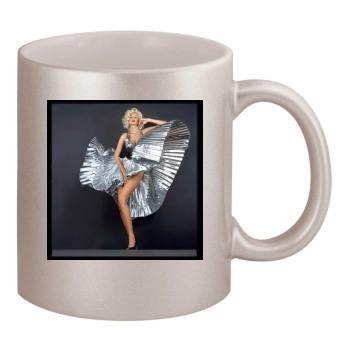 Adriana Karembeu 11oz Metallic Silver Mug