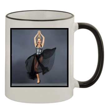 Adriana Karembeu 11oz Colored Rim & Handle Mug